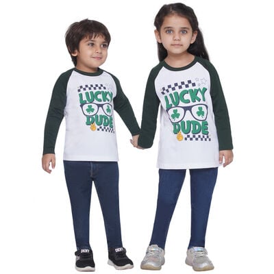 Luck Dude Kids Raglan T-shirt